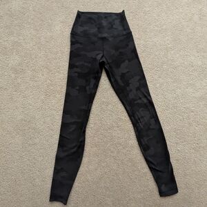 lululemon athletica Women's Black Camo Leggings